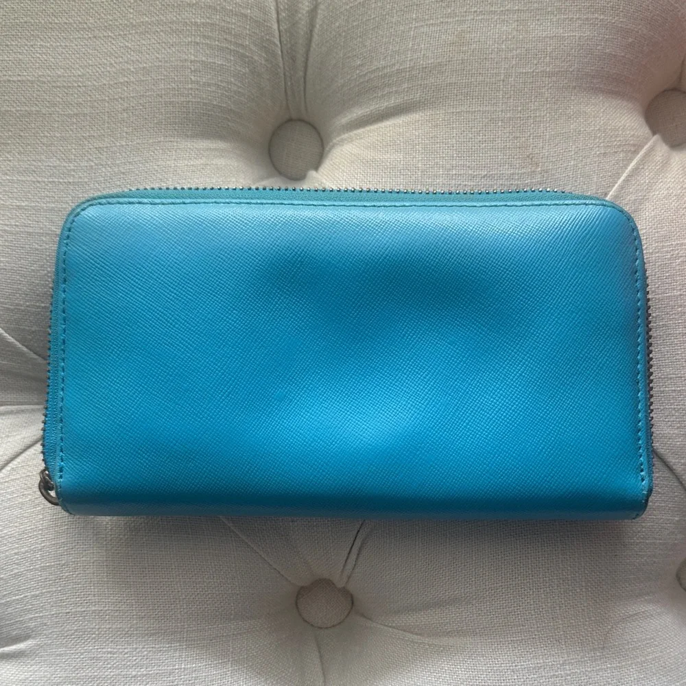 Tory Burch Teal Wallet